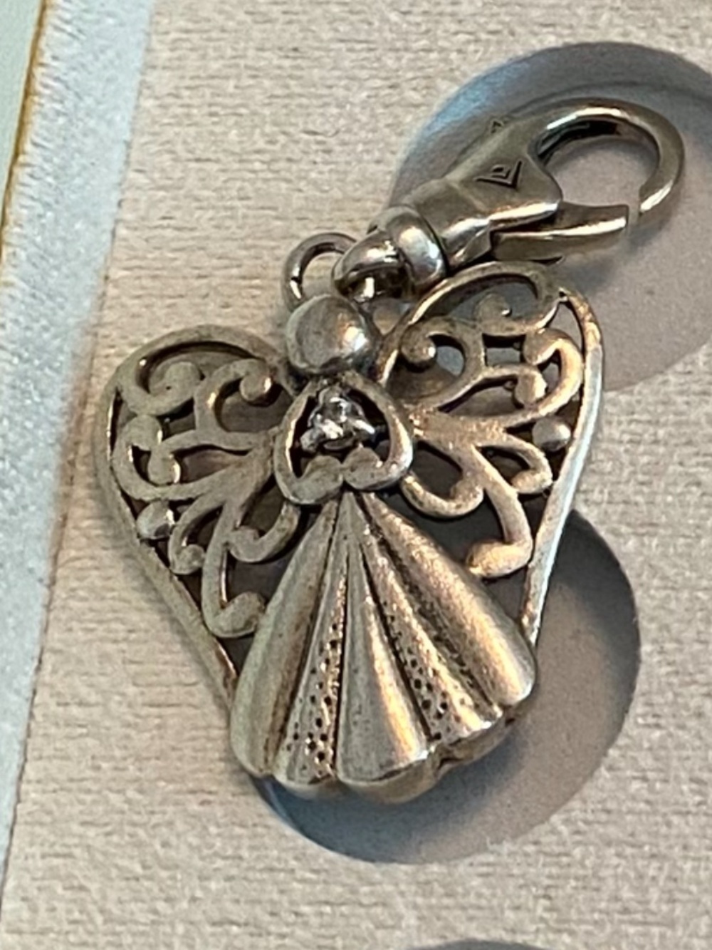 Silpada Sterling Silver Angel Heart Charm